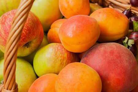 Fresh ripe fruit contain plenty of vitamins and low in calories, for digestive tract, hormonal balance, male strength , from wrinkles, prevent development of cancer and heart disease.の写真素材