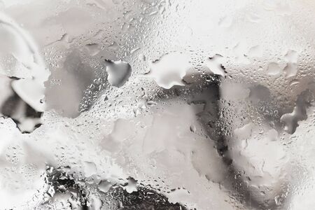 Abstract background with raindrops, blurred style. Delicate tints for modern pattern, wallpaper or banner designの写真素材