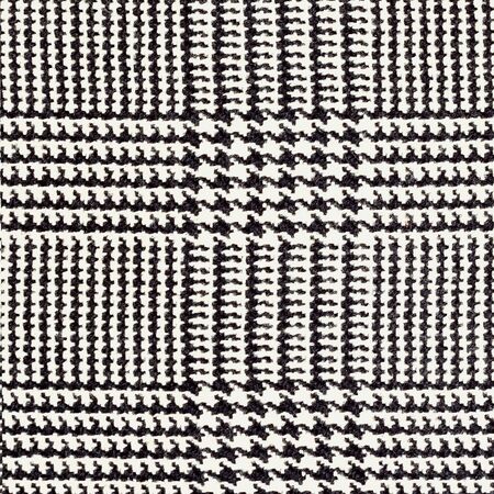 Fabric texture, tartan pattern. For natural backdrop, banner, print, template, web, decoration. White and black. Square.の写真素材