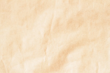 Paper texture vintager, cardboard background for design with copy space text or image. Recyclable material. Wrinkled paper, wrinkles, halftonesの写真素材