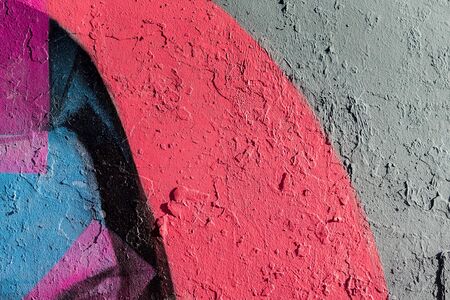 Abstract grunge texture background with color tones. Aged paint on old rough dirty metal surface close-up, copy spaceの写真素材