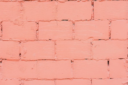 Close-up of old painted brick wall, natural grunge texture for natural design, patternsの写真素材