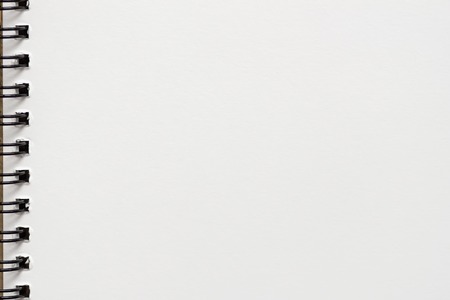 Texture of paper for artwork, sketchbook, on spiral for sketches. With place your text, background...
