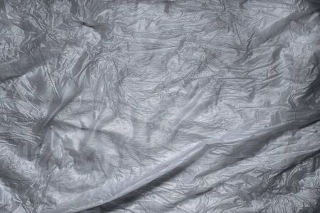 Abstract metallized gray background, recycled polyethylene, textureの写真素材