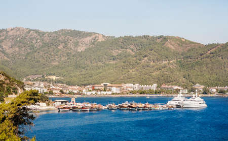 View of Ichmeler near Marmaris in Turkeyの写真素材