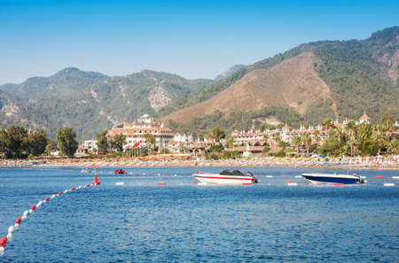 View of Ichmeler near Marmaris in Turkeyの写真素材