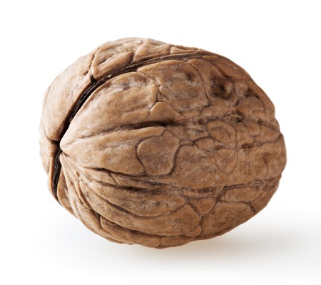 Wulnut isolated on white background with clipping pathの写真素材