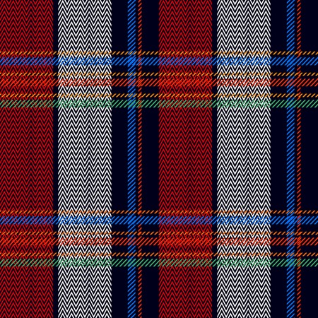 Seamless Scottish plaid. Checkered vector textile pattern.のイラスト素材