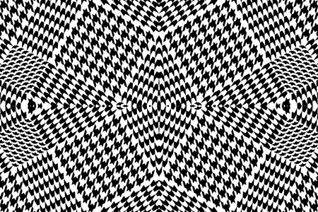 Seamless vector pattern with black and white geometric elements. Textile design with English motifs....