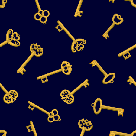 Seamless vector pattern with fashion accessories. Women's fashon collection.のイラスト素材