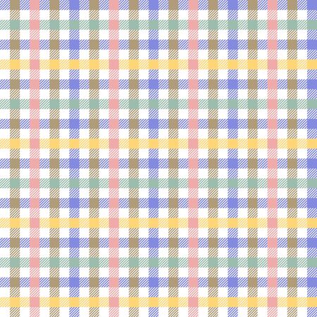 Template for shirts, plaids, scarfs, napkins. Multicolored.のイラスト素材