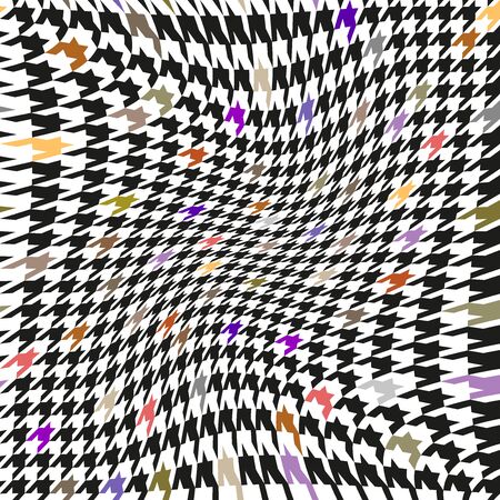 Template for scarves, shirts, coats and other textile designs.