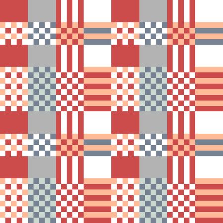 Template for plaids, shirts, napkins, dresses.のイラスト素材