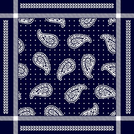 Illustration pour Man fashion textile collection. White on dark blue background. - image libre de droit