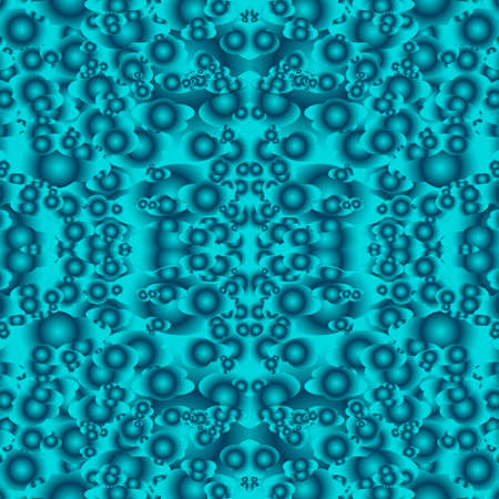 abstract turquoise seamless patternのイラスト素材