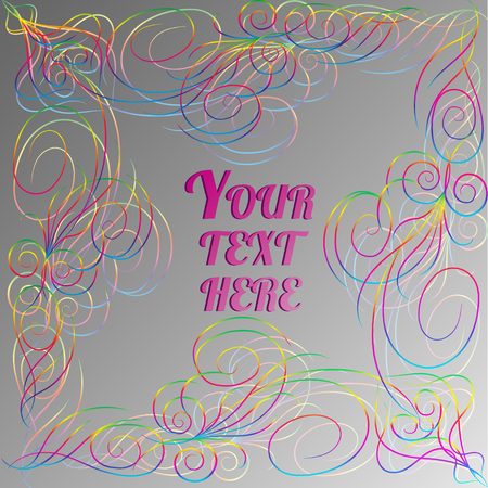 Classic vintage silver badge in retro design on bright pink seamless pattern of love symbols for wedding salonのイラスト素材