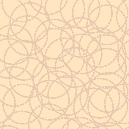 Circle and ornamental item background, seampless pattern. Vector illustrationのイラスト素材