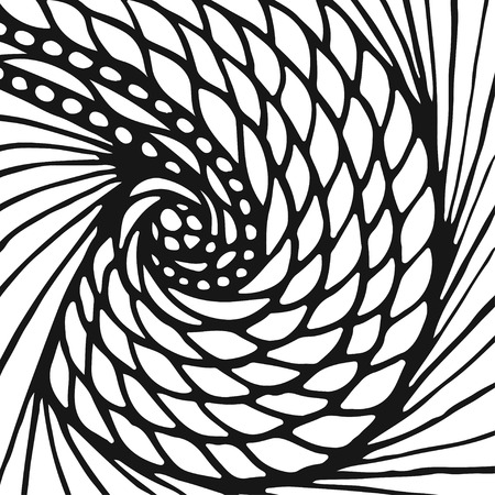 Sketchy vector hand drawn doodles, zen tangle, zen art patterns, objects and symbolsのイラスト素材
