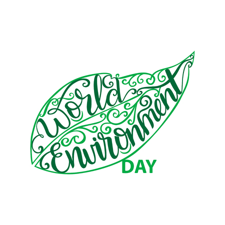 Eco Poster Eco Banner Or Eco Card For World Environment Day With