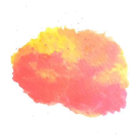 Abstract watercolor art hand paint isolated on white illustration.のイラスト素材