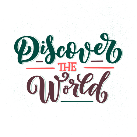 Sketch lettering quote about space for textile design and print . Modern trendy kids concept. Doodle illustration. Hand drawn card. Vector typography poster.のイラスト素材