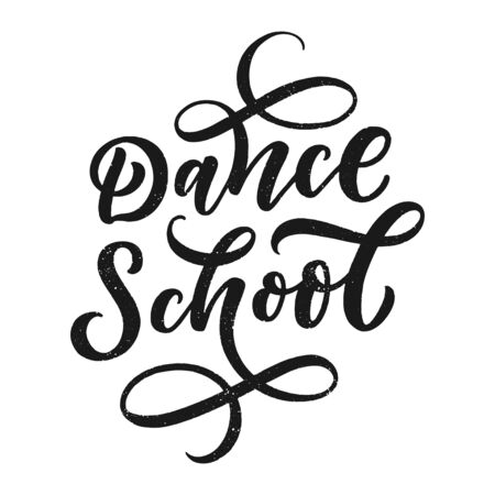 Hand drawn phrase about dance for print and poster design. Lettering quote and creative concept.のイラスト素材