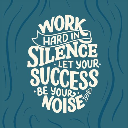 Inspirational quote. Hand drawn vintage illustration with lettering and decoration elements. Drawing for prints on t-shirts and bags, stationary or poster. Vectorのイラスト素材