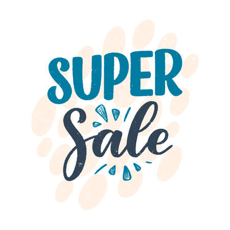 Black friday lettering in modern calligraphy style. Slogan for promotion template and sale banner. Vector illustration.のイラスト素材