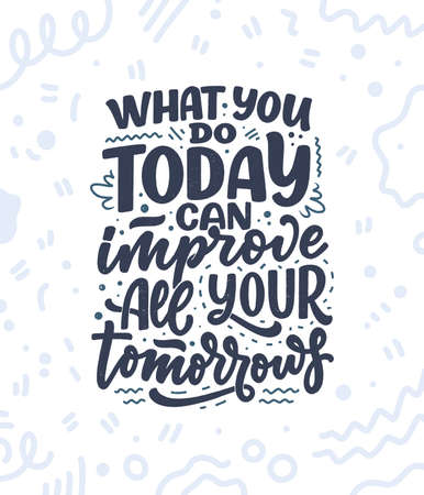 Hand drawn lettering quote in modern calligraphy style about family. Inspiration sllogan for print and poster design. Vector illustrationのイラスト素材