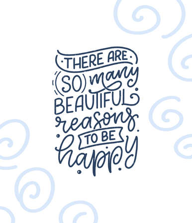 Hand drawn lettering quote about Gratitude. Cool phrase for print and poster design. Inspirational slogan. Vectorのイラスト素材