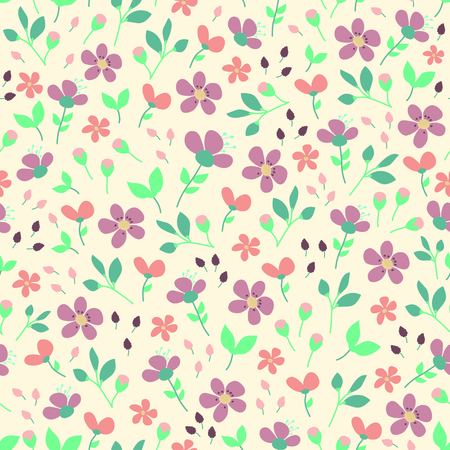 Gentle florets make the way to light and heatのイラスト素材