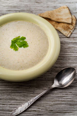 Broccoli cream soupの写真素材