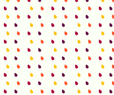 Rain Water drops Seamless vector pattern.