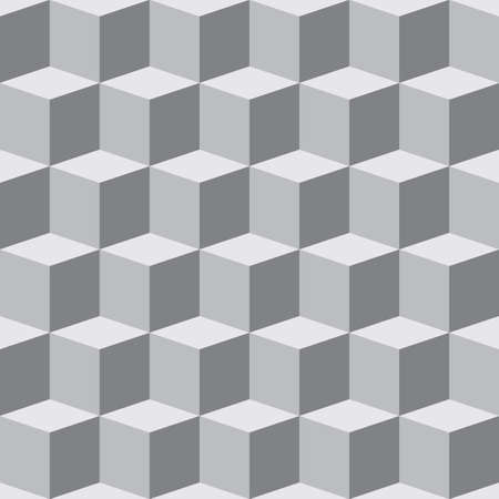 seamless cube pattern  Geometric backgroundのイラスト素材