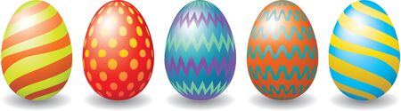 Easter eggsのイラスト素材