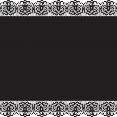 Template for wedding, invitation or greeting card with lace fabric background のイラスト素材