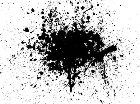 Grunge background with a big black splashのイラスト素材