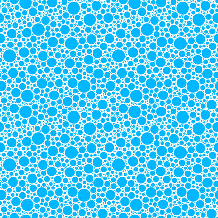 Blue background with white bubles のイラスト素材