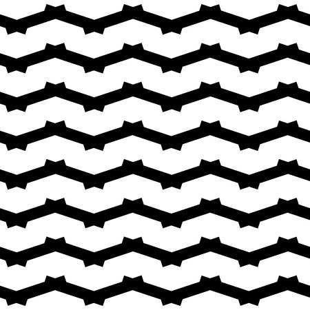 Seamless white background with zig zag patternのイラスト素材
