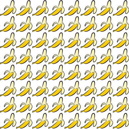 Seamless background with bananas pattern.のイラスト素材