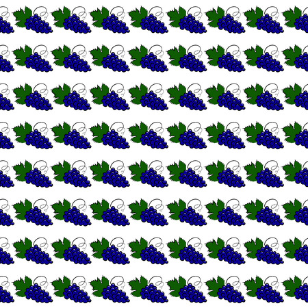 Seamless background with grapes pattern.のイラスト素材