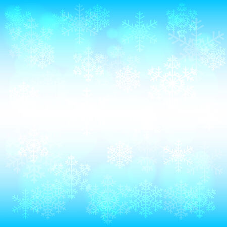 Christmas card with glowing snowflakes and bokehのイラスト素材