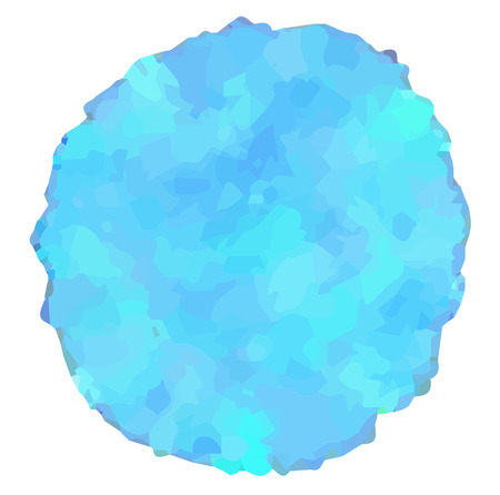 Abstract blue watercolor design element. Vector illustrationのイラスト素材