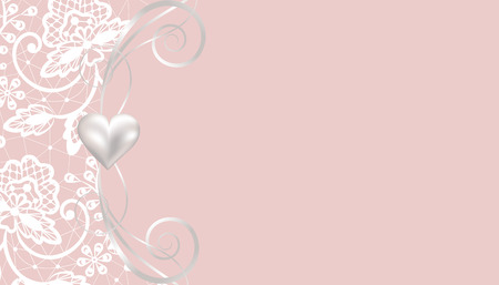 Wedding template of invitation or greeting cardのイラスト素材