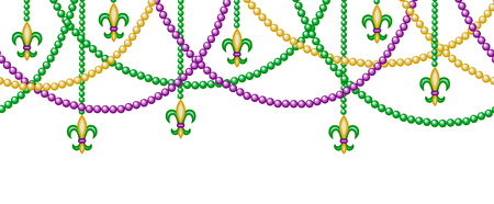border with beadsのイラスト素材