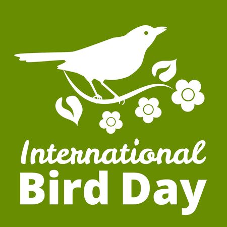 International bird dayのイラスト素材