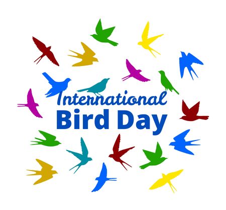 International bird dayのイラスト素材
