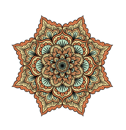 Outline mandalaのイラスト素材