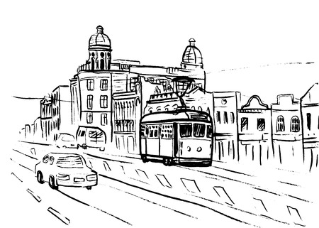 Melbourne Australia.のイラスト素材
