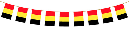 Belgium buntingのイラスト素材